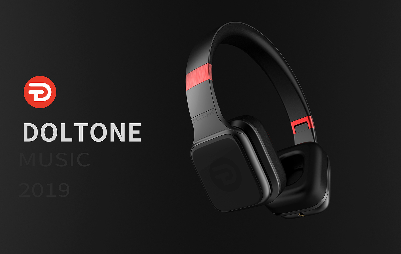 一款非常漂亮的國外無線藍牙耳機產品外觀設計