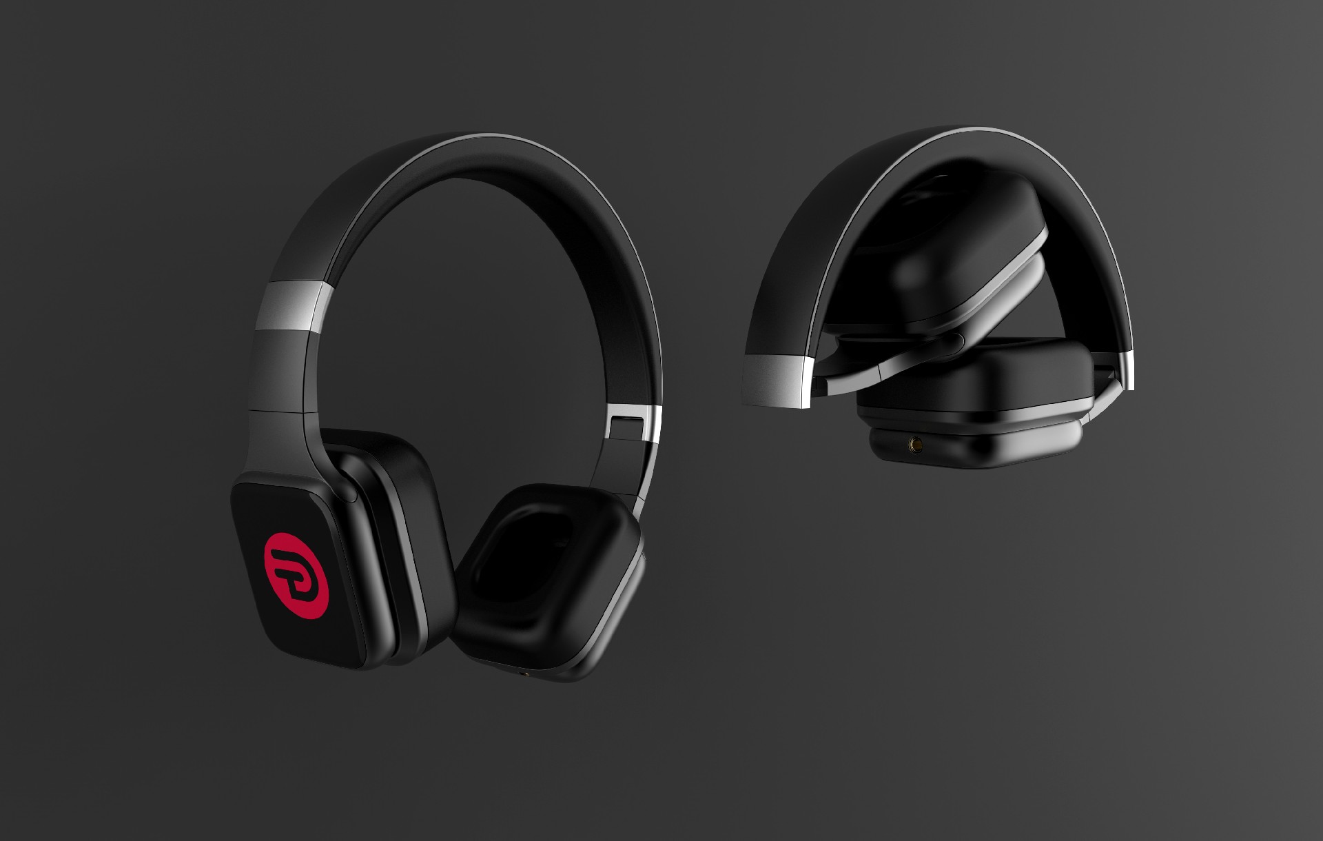 一款非常漂亮的國外無線藍牙耳機產品外觀設計